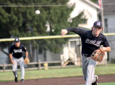 Parkersburg Post 15 delivers in first postseason test, defeats Ritchie 7-1